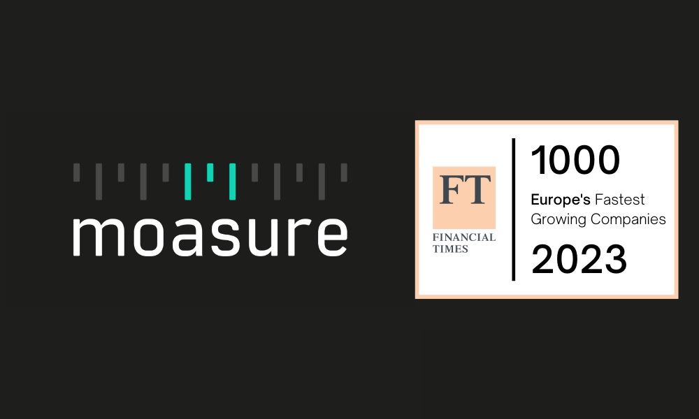FT 1000 (2023): Moasure®, entre las empresas europeas que más rápido han crecido