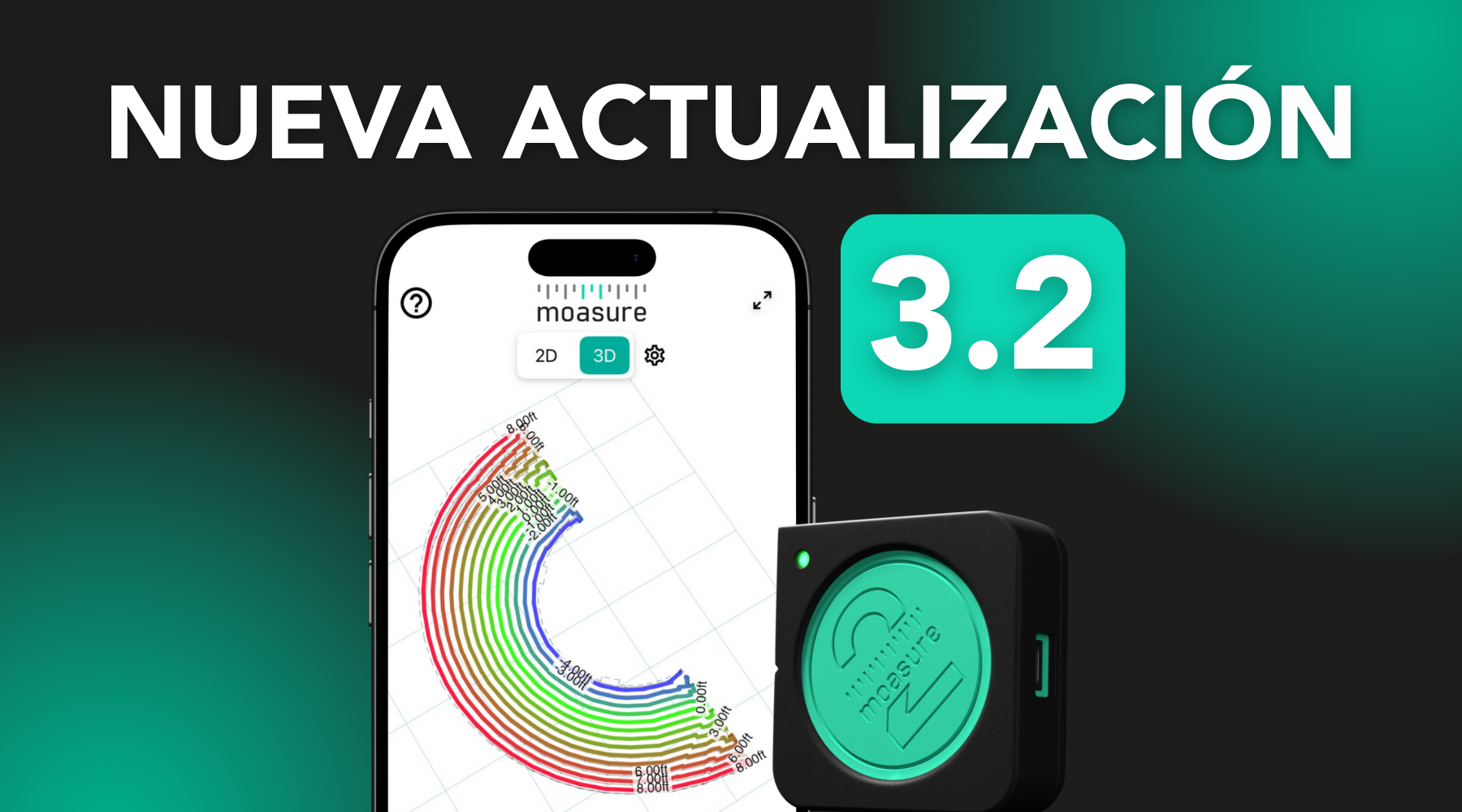 Versión 3.2 de la app Moasure: Más formas de personalizar tus mediciones