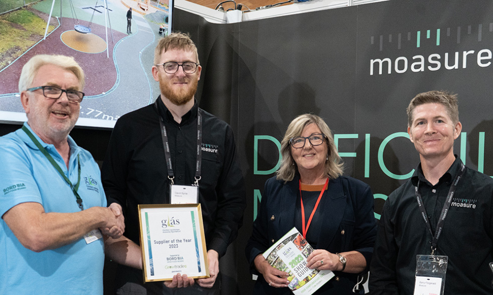 Moasure gana el premio "Proveedor del año" en GLAS Irlanda